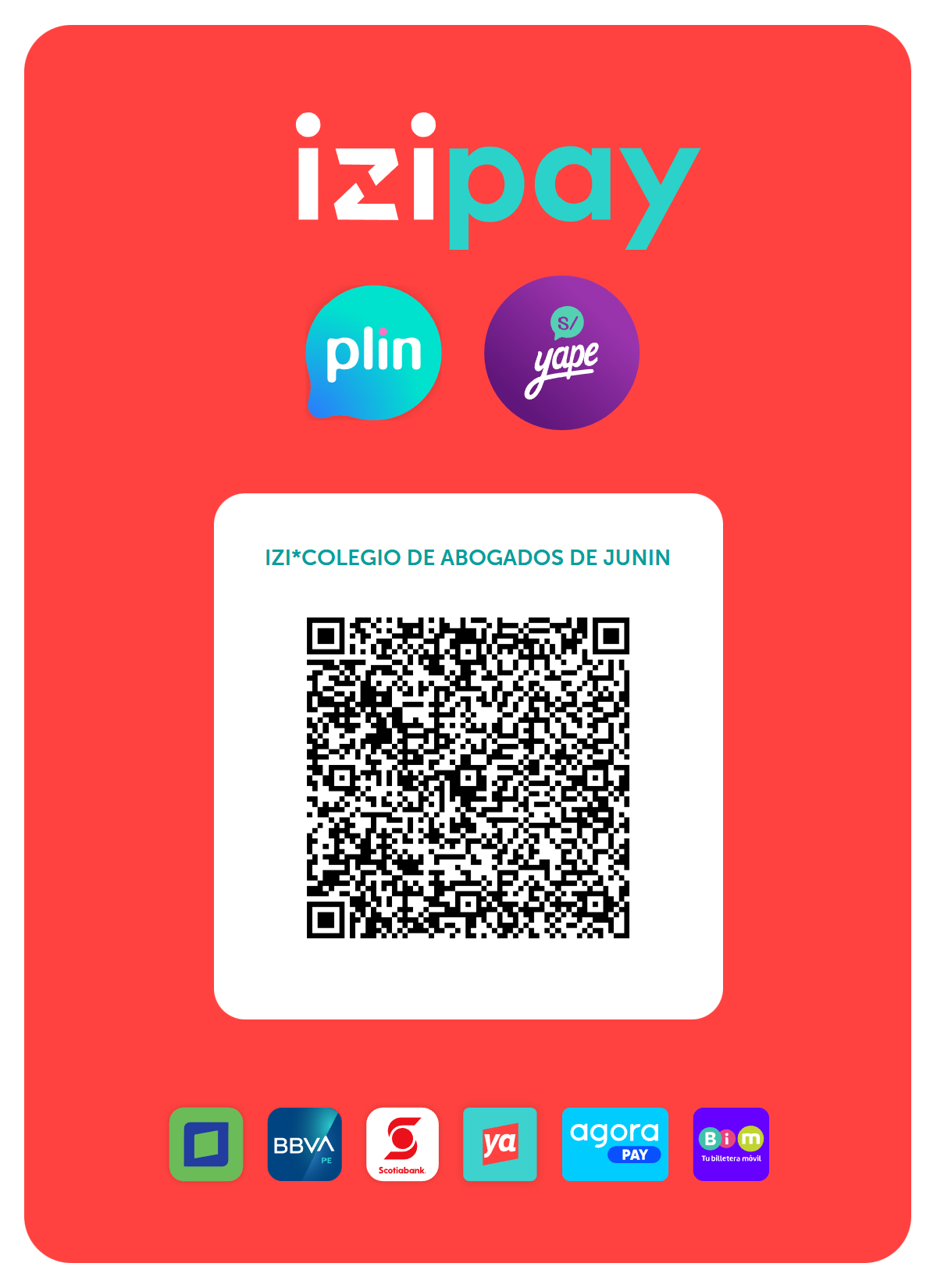 QR CAJ para pagos Yape/Plin